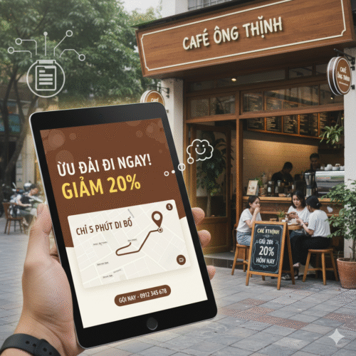 Landing page quảng cáo quán cafe